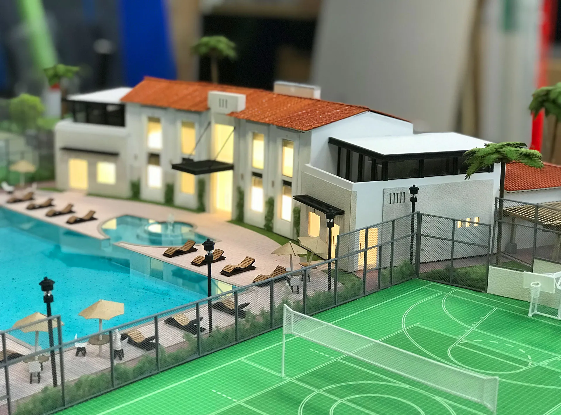 maquetas de desarrollos residenciales